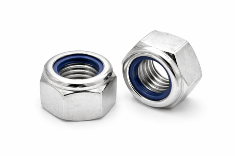 1/2"-13 Nylon Locknut-Stainless Steel 18-8