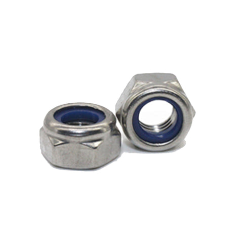 M8-1.25 Nylon Locknut-Metric 10.9