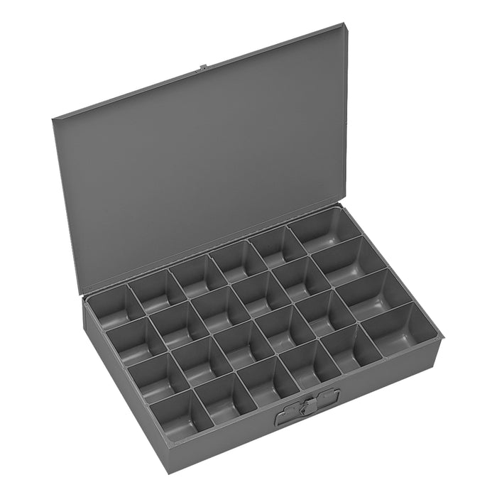 Large Steel Compartment Box- 24 Compartments