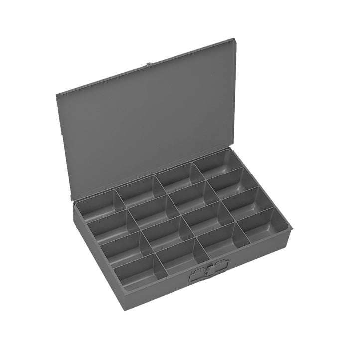 Durham Large Steel Compartment Box- 16 Compartments