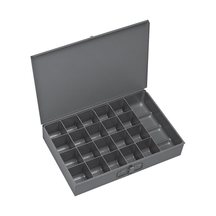 Large Steel Compartment Box- 21 Compartments