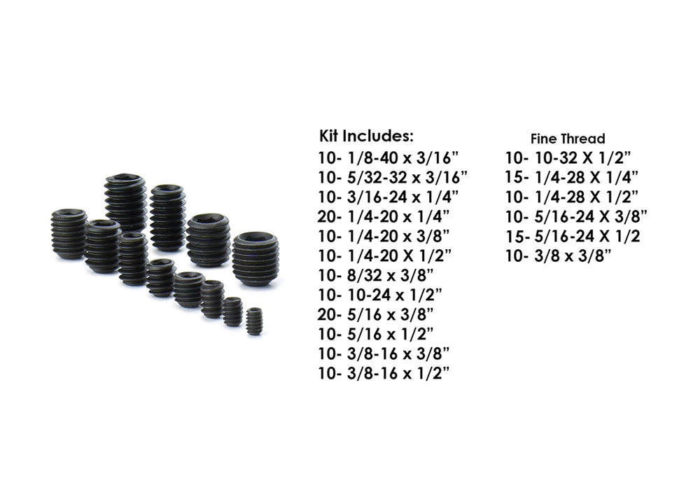 170 Piece Set Screw Assortment — industrialassortments.com